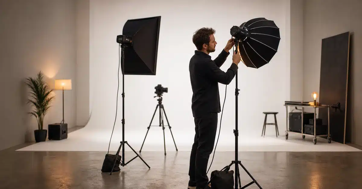 studio lighting tips for photographers — professional cyclorama studio at Lightz Out Studios San Diego