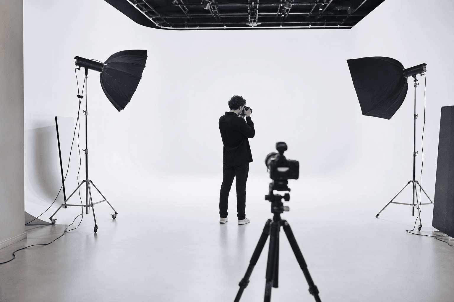 cyclorama wall studio photographer Lightz Out Studios San Diego