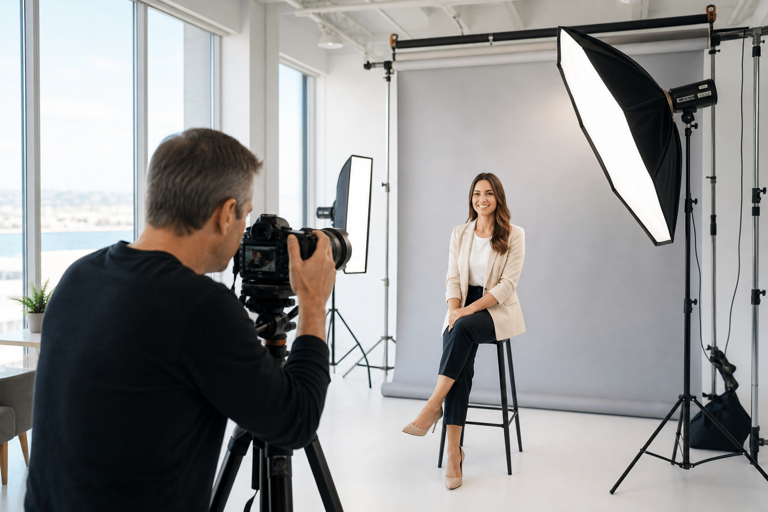 photographers for professional headshots at Lightz Out Studios San Diego