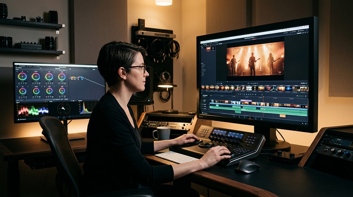 music video production services post-production color grading — Lightz Out Studios