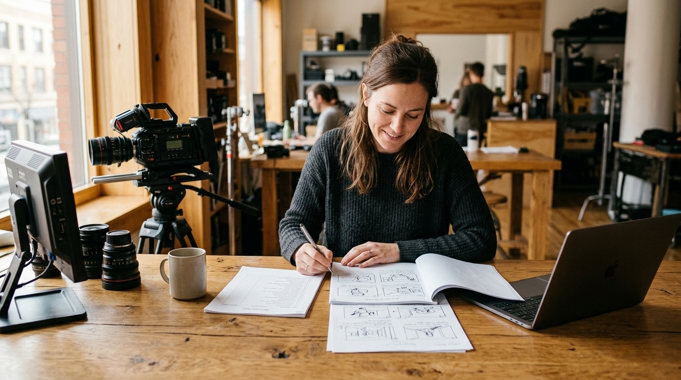 low-budget music video production pre-production planning at Lightz Out Studios