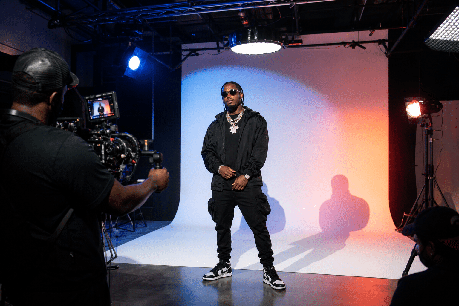 hip hop music video production professional studio shoot Lightz Out Studios
