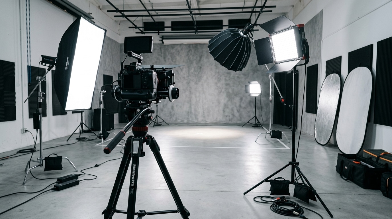 how to shoot a music video lighting and camera setup Lightz Out Studios