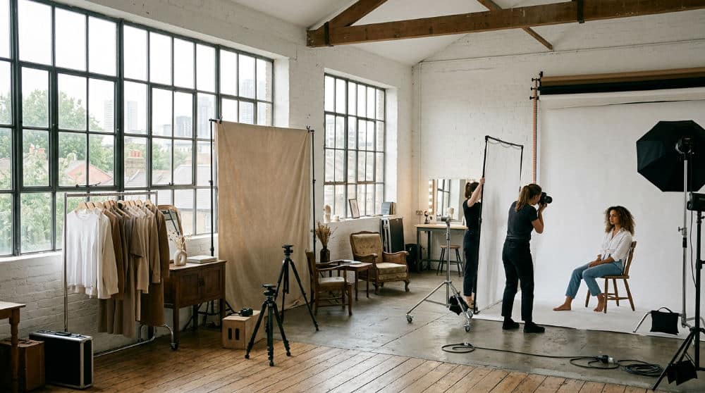 natural light photo studio rental in practice