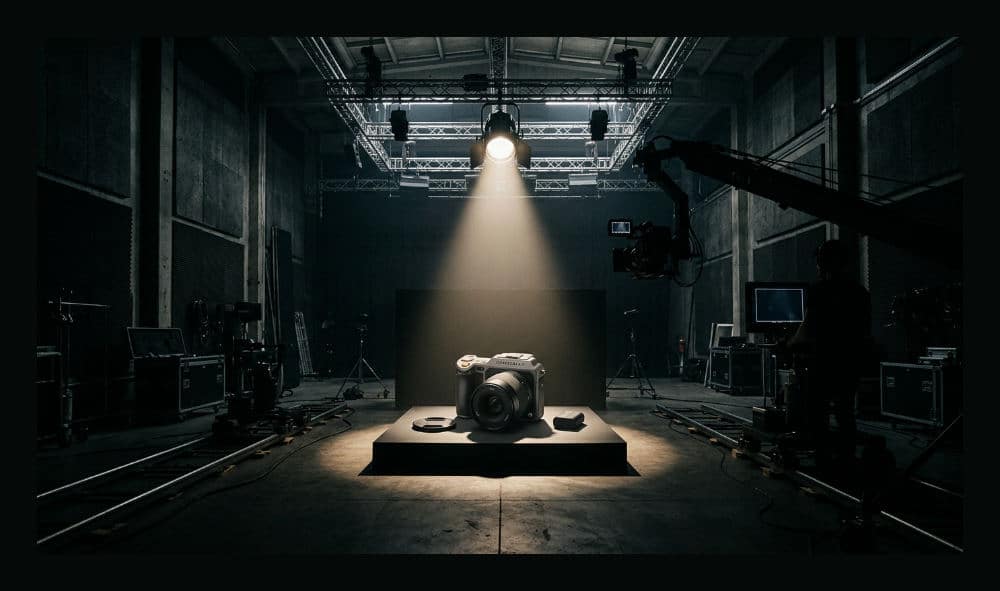 Total blackout video production setup