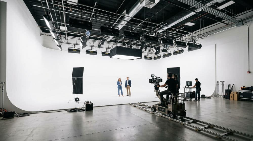San Diego cyclorama wall studio for professional video production