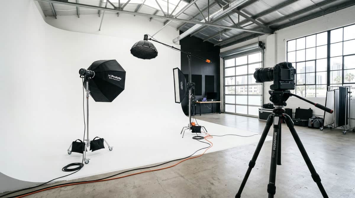 Professional studio setup for winning beauty pageant headshots in 2026